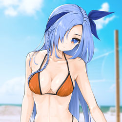 This is a pixiv picture whose title is Beach volleyball.
