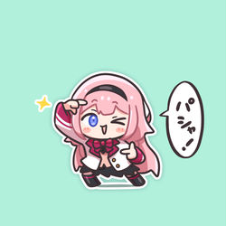This is a pixiv picture whose title is 手で作るカメラの枠がでかいンゴ.
