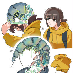 This is a pixiv picture whose title is エビちゃん［skeb］.