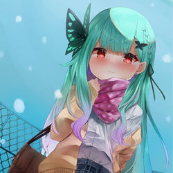 This is a pixiv picture whose title is 告白❄.