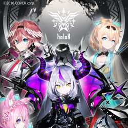 This is a pixiv picture whose title is 秘密結社holoX.