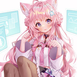 This is a pixiv picture whose title is 博衣こよりちゃん.