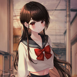 This is a pixiv picture whose title is 一緒に行く？.