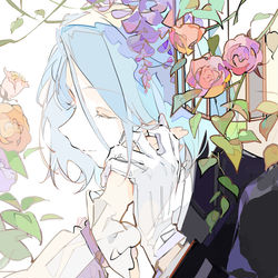 This is a pixiv picture whose title is ✻.