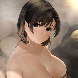 This is a pixiv picture whose title is 「気持ちいいね」.