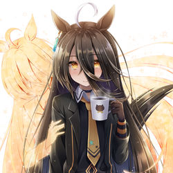 This is a pixiv picture whose title is マンハッタンカフェ.