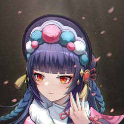 This is a pixiv picture whose title is 云堇.