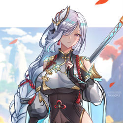This is a pixiv picture whose title is Shenhe.