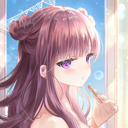 This is a pixiv picture whose title is Makeup.