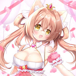 This is a pixiv picture whose title is ふんわりリボンテール.