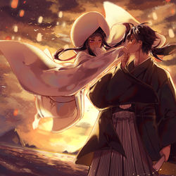 This is a pixiv picture whose title is ふたり.