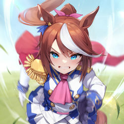 This is a pixiv picture whose title is 一陣の風.
