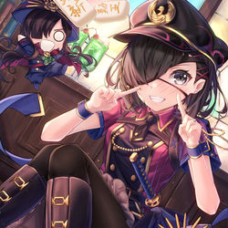 This is a pixiv picture whose title is 蘭丸Xちゃん.