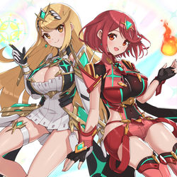 This is a pixiv picture whose title is ゼノブレ2.