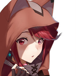 This is a pixiv picture whose title is ポンチョホムラちゃん.