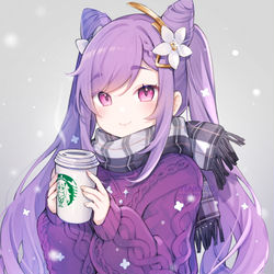 This is a pixiv picture whose title is 刻晴.