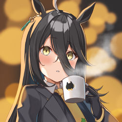 This is a pixiv picture whose title is マンハッタンカフェ.
