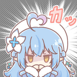This is a pixiv picture whose title is 総司令官ラミィちゃん.