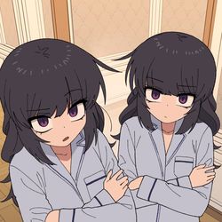 This is a pixiv picture whose title is 《소꿉친구가 자꾸 괴롭혀!》 여러 모음.
