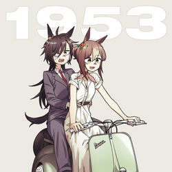 This is a pixiv picture whose title is Roman Holiday.