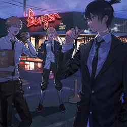 This is a pixiv picture whose title is 早川家.