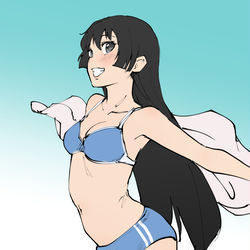 This is a pixiv picture whose title is 佐天涙子.