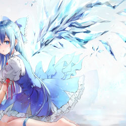 This is a pixiv picture whose title is チルノ.