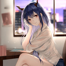 This is a pixiv picture whose title is 和陈警官一起加班吗.