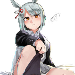 This is a pixiv picture whose title is 靴下苦手なフジマサマーチ.