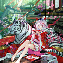This is a pixiv picture whose title is 迎春寅.