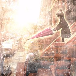 This is a pixiv picture whose title is 憂鬱な日曜日の朝.