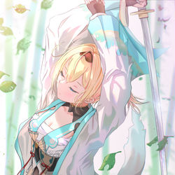 This is a pixiv picture whose title is いざ参らん.