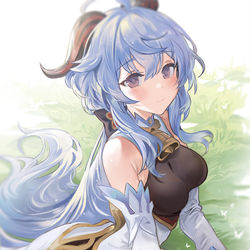 This is a pixiv picture whose title is 甘雨.