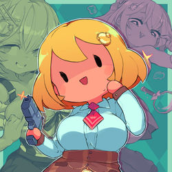 This is a pixiv picture whose title is Amelia Watson (small).