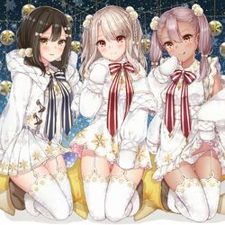 This is a pixiv picture whose title is 冬衣装プリズマ☆イリヤ(仮).