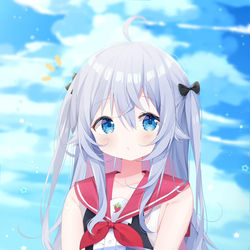 This is a pixiv picture whose title is 水着ナナ.