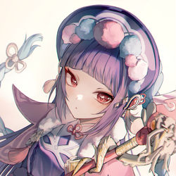 This is a pixiv picture whose title is 💜💜.