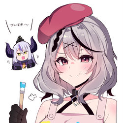 This is a pixiv picture whose title is 沙花叉朝活配信.