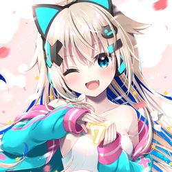 This is a pixiv picture whose title is 「ありがと！」.