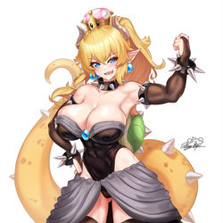 This is a pixiv picture whose title is クッパ姫👑.