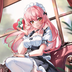 This is a pixiv picture whose title is 城ヶ崎美嘉.