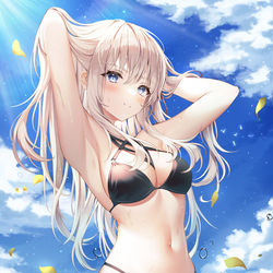 This is a pixiv picture whose title is ☆.