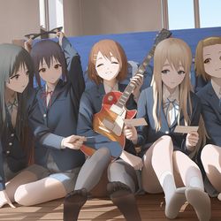 This is a pixiv picture whose title is けいおん！.