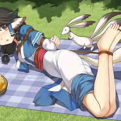 This is a pixiv picture whose title is 阿露露.