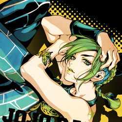 This is a pixiv picture whose title is STONE OCEAN.