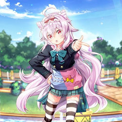 This is a pixiv picture whose title is overDress リリカルブースター第１弾　ミオン.