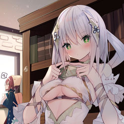 This is a pixiv picture whose title is 「ソフィーにはないしょですよ？」.