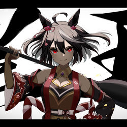 This is a pixiv picture whose title is BLACK.