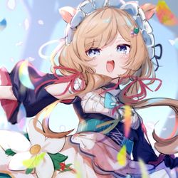 This is a pixiv picture whose title is お花の妖精.