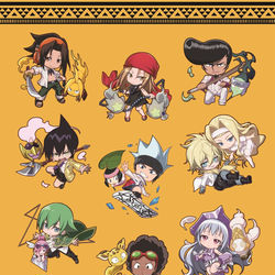 This is a pixiv picture whose title is ☆『SHAMAN KING』コラボカフェ☆.